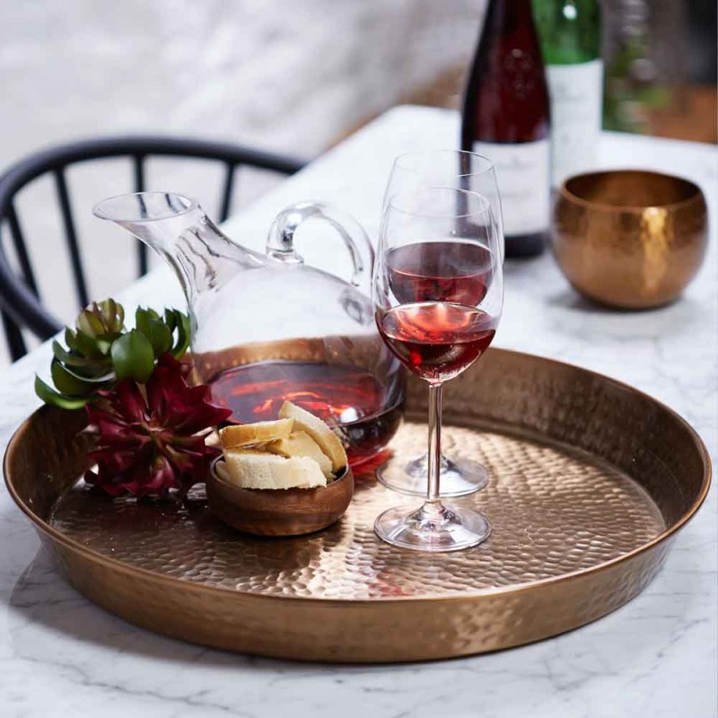 Hammered Tray - Rose Gold. €29.98, save 50%!