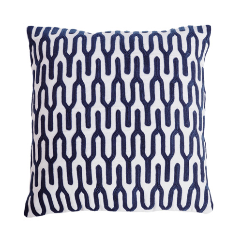 Trellis Cushion in Navy, €39.95
