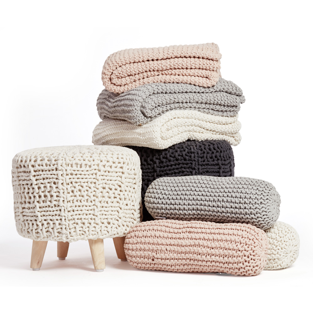 Hygge Style Throws, Bolsters & Stool