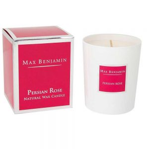 Max Benjamin Persian Rose candle, €21.95