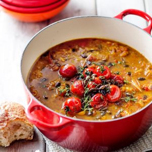 Le Creuset round casserole dish 22cm, €235