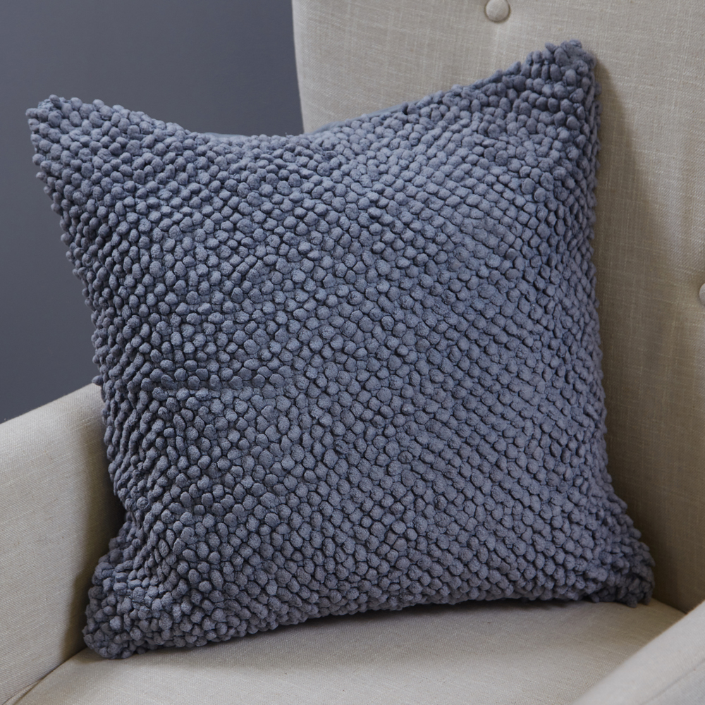 Pompom Cushion Neutral Grey, €34.95