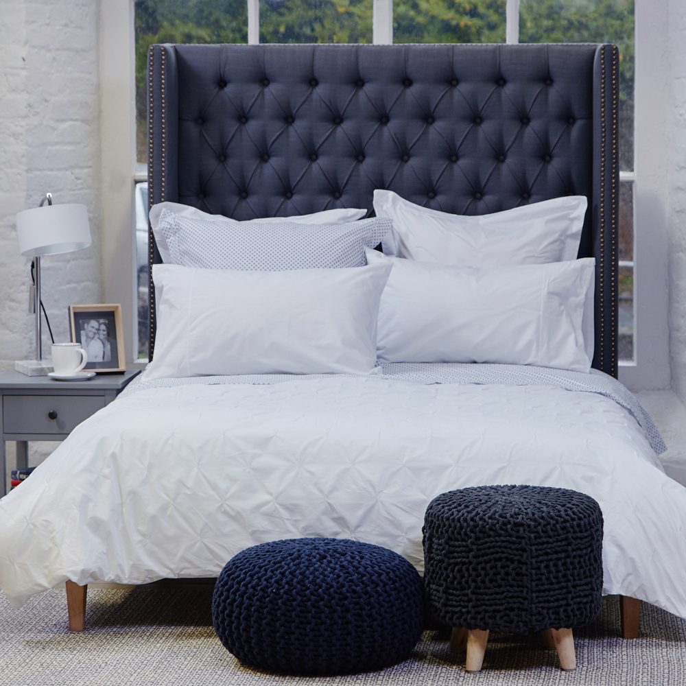 Pintuck White Duvet Set, €59.95