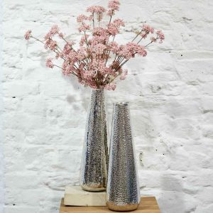 Aluminium hammered vase, €64.95