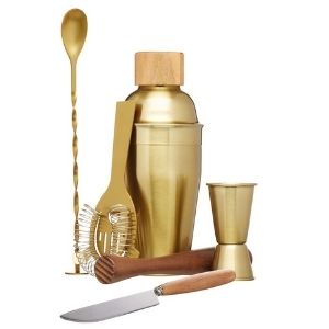 World Cocktail Day Gold Cocktail Set a super stylish cocktail set