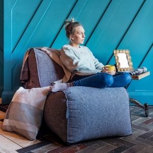 A beanbag lounger.
