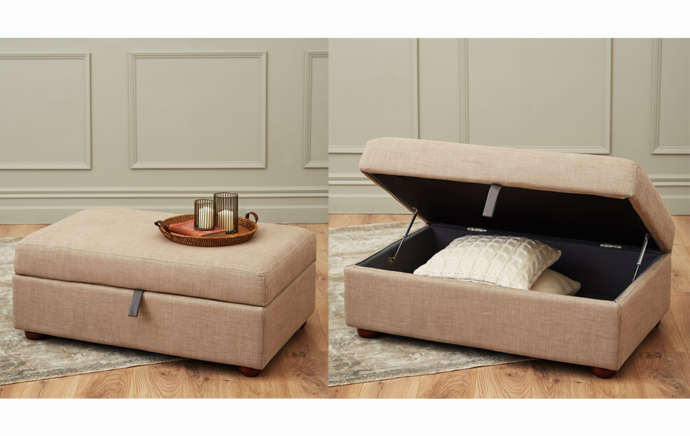 Image of Ottoman. Open next to image of Ottoman Closed