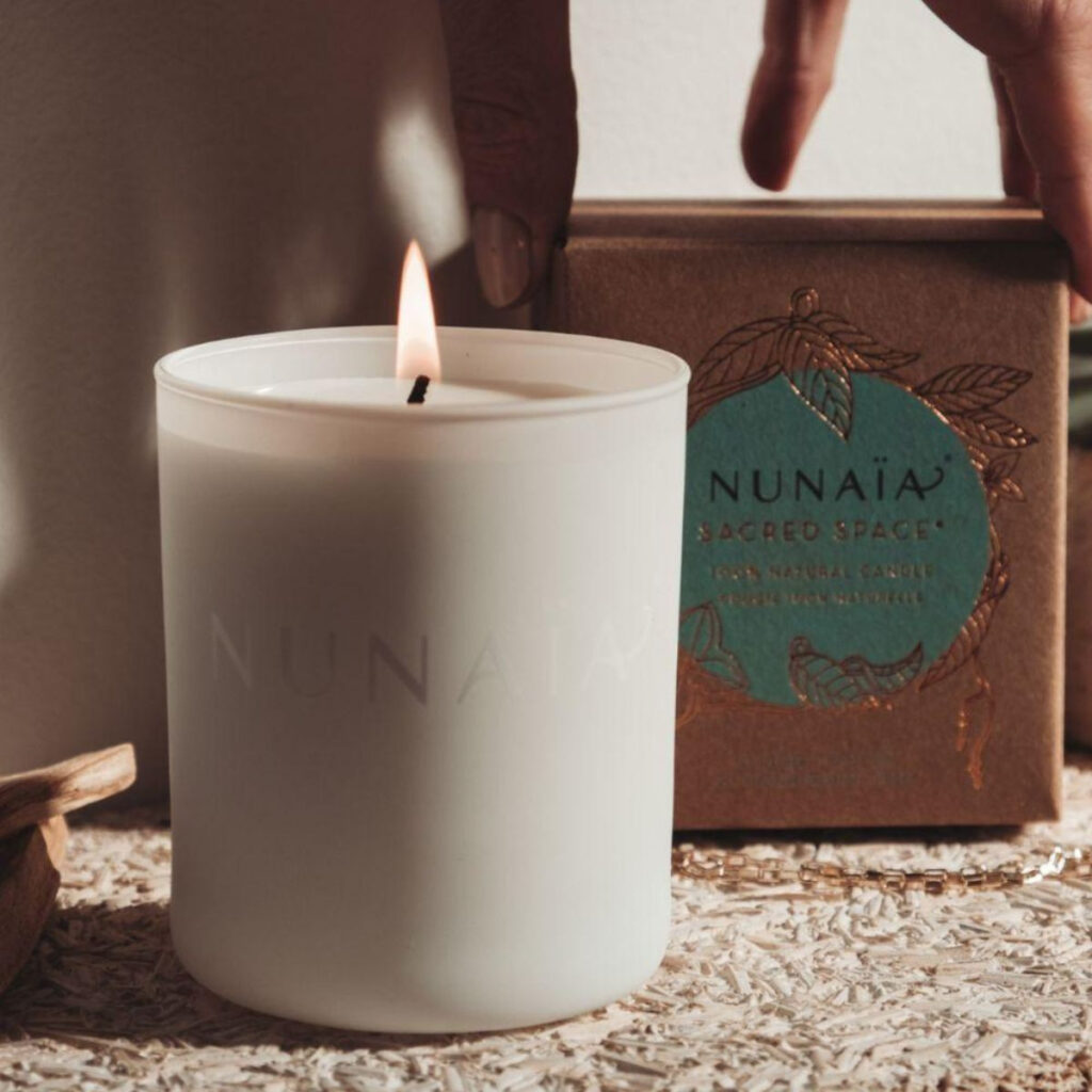 170g lavender and rose geranium scented candle