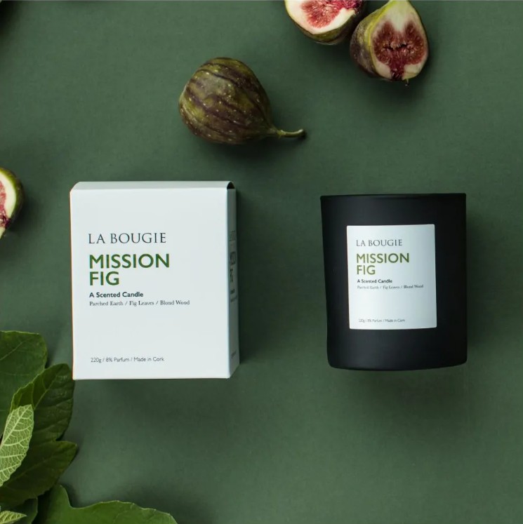 scented candles fig la bougie