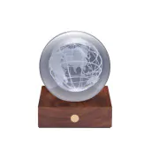ライト・ランタン Globepod natal design AIOT! Amber Globe Ginko Amber Crystal Ball World Globe Light | Meadows & Byrne
