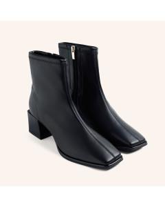 Chloe Square Toe Ankle Boots