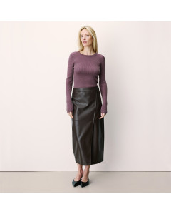 Eloise Faux Leather Skirt