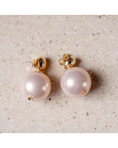 Pink Pearl Earrings