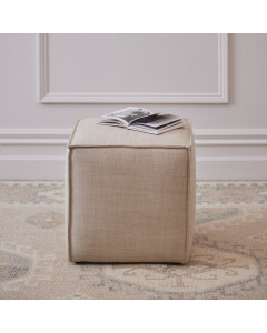 Camille Ruffle Stitch Ottoman