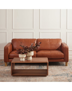 Faraday 2.5 Seater Leather Sofa