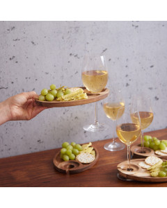 Wine Appetiser Plates - Set of 4