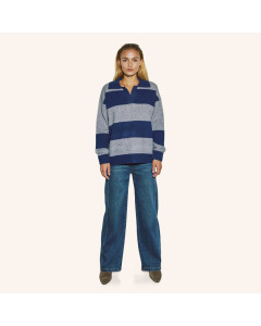 Liza Henley Knit Pullover