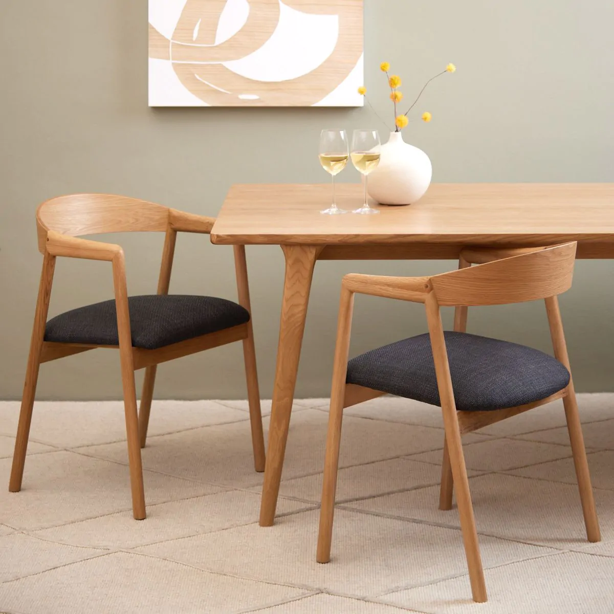 Neece Oak Dining Chair Set Of Meadows Byrne