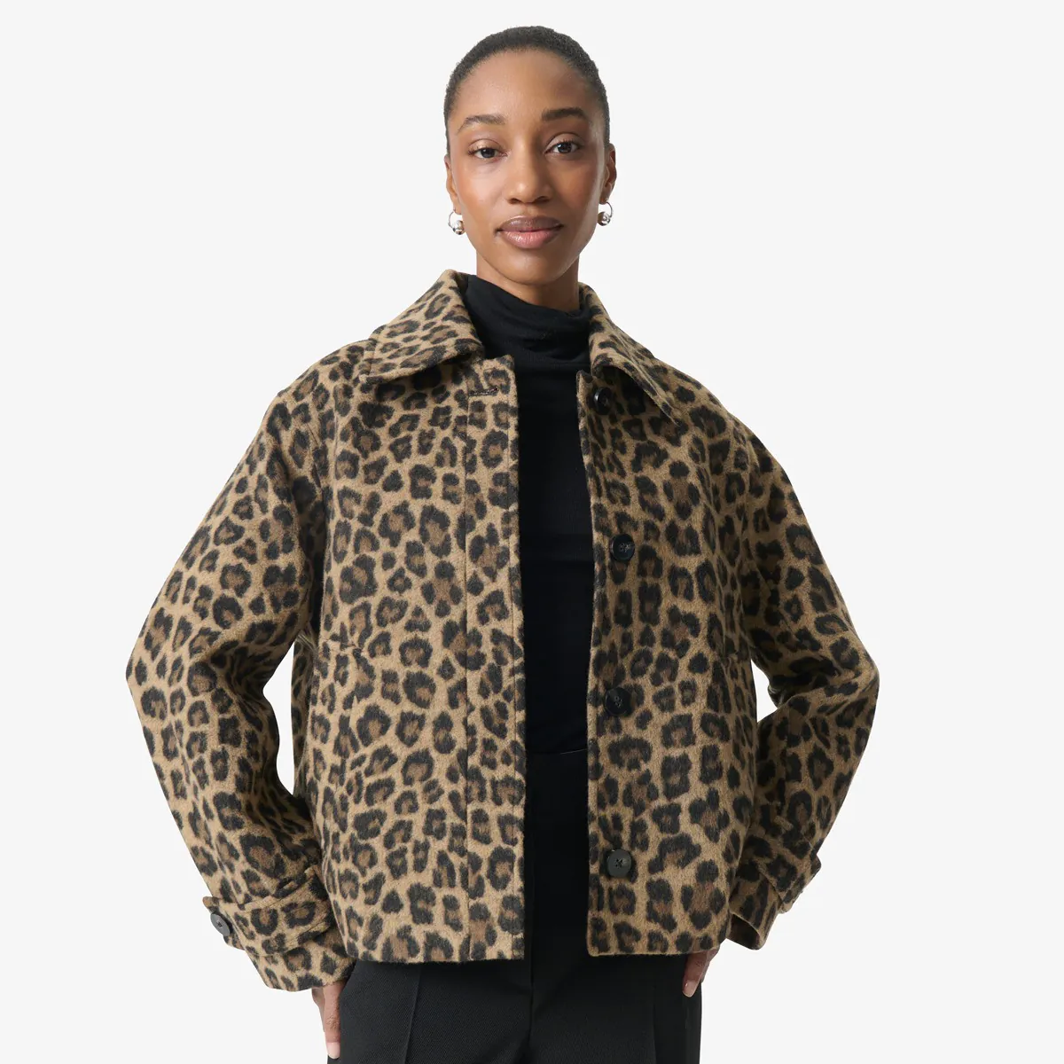 Leony Leoprard Print Jacket | Meadows & Byrne