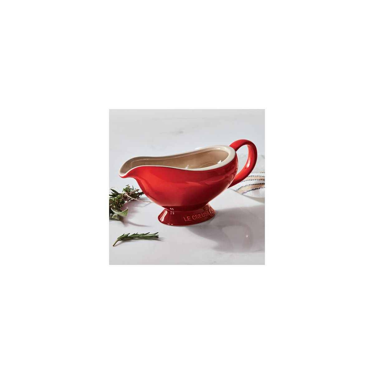 Le Creuset Gravy Boat Cerise Meadows & Byrne