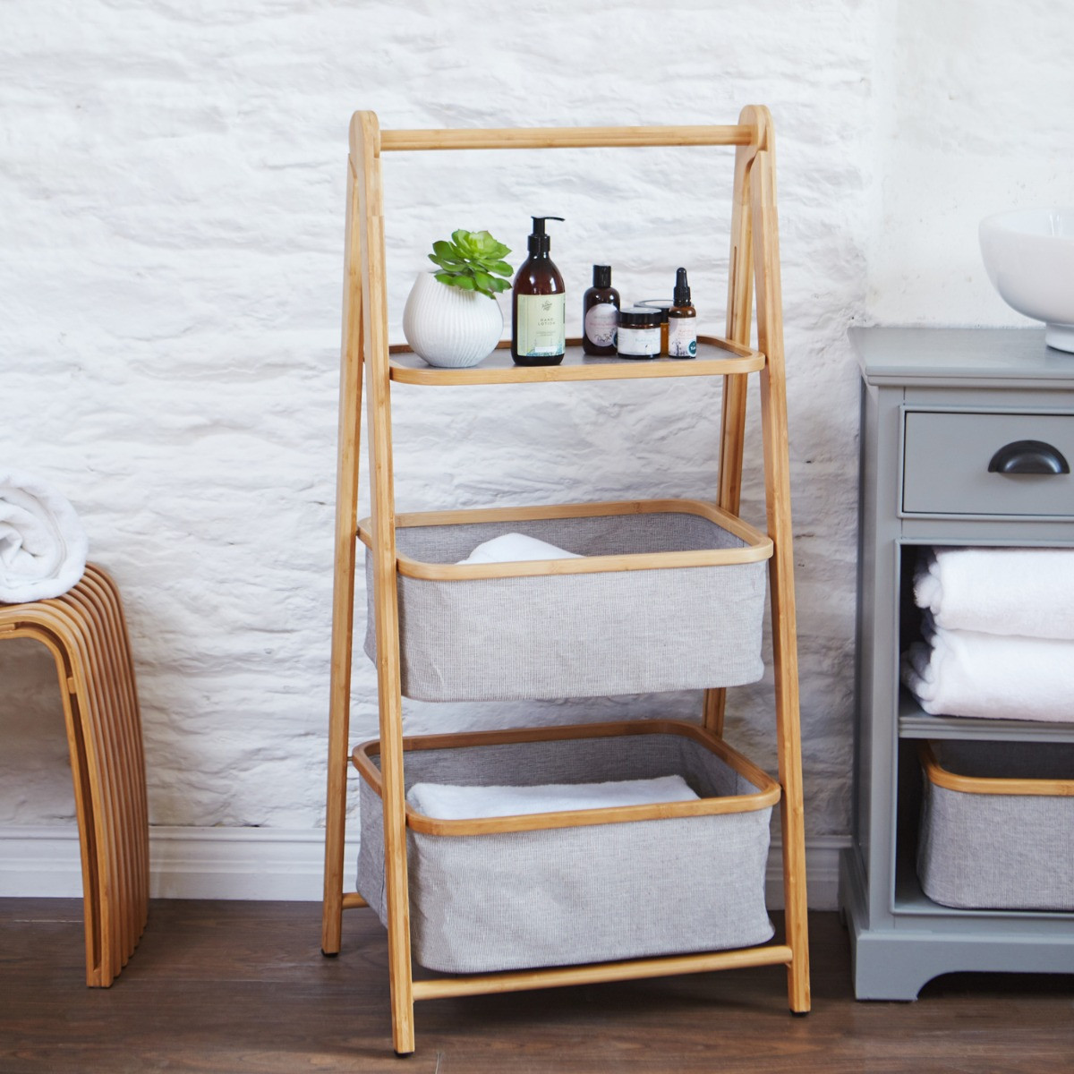 Alfa 3 Tier Bathroom Organiser | Meadows & Byrne