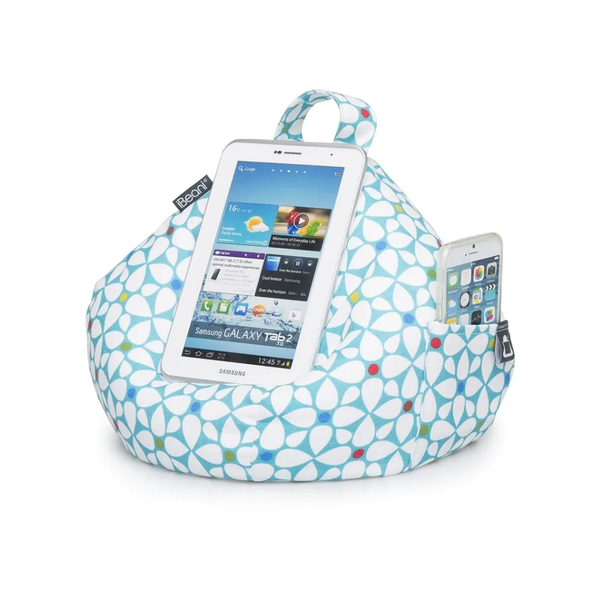 Cushion Phone Bean Bag Denim Blue Tablet IPad Bean Bag Cushion