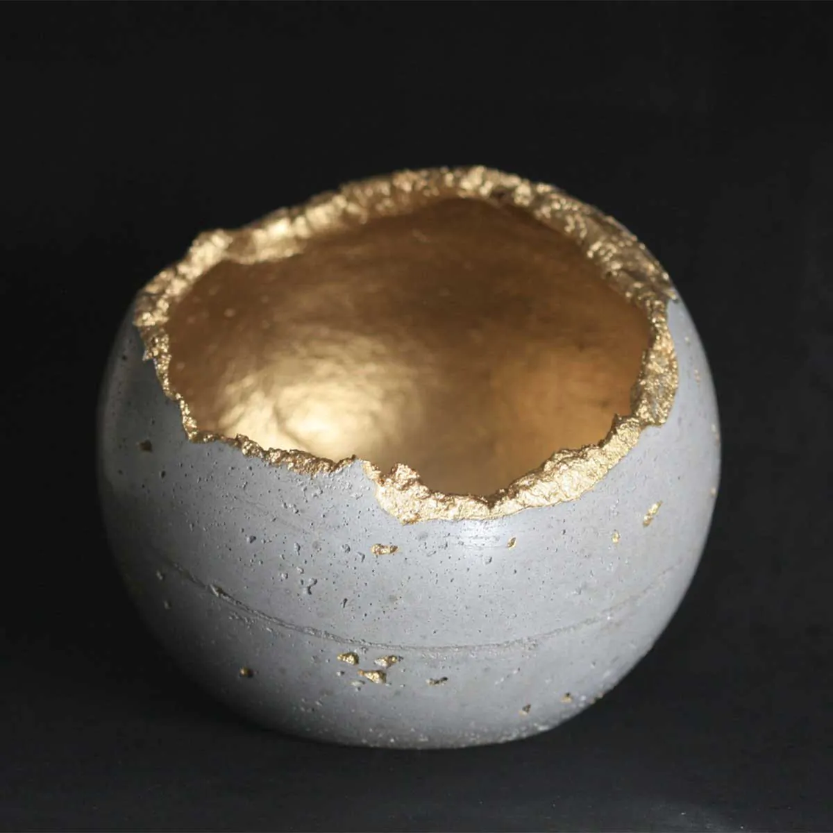 Kaiko Studio Wabi Sabi Concrete Sphere - Grey | Meadows & Byrne