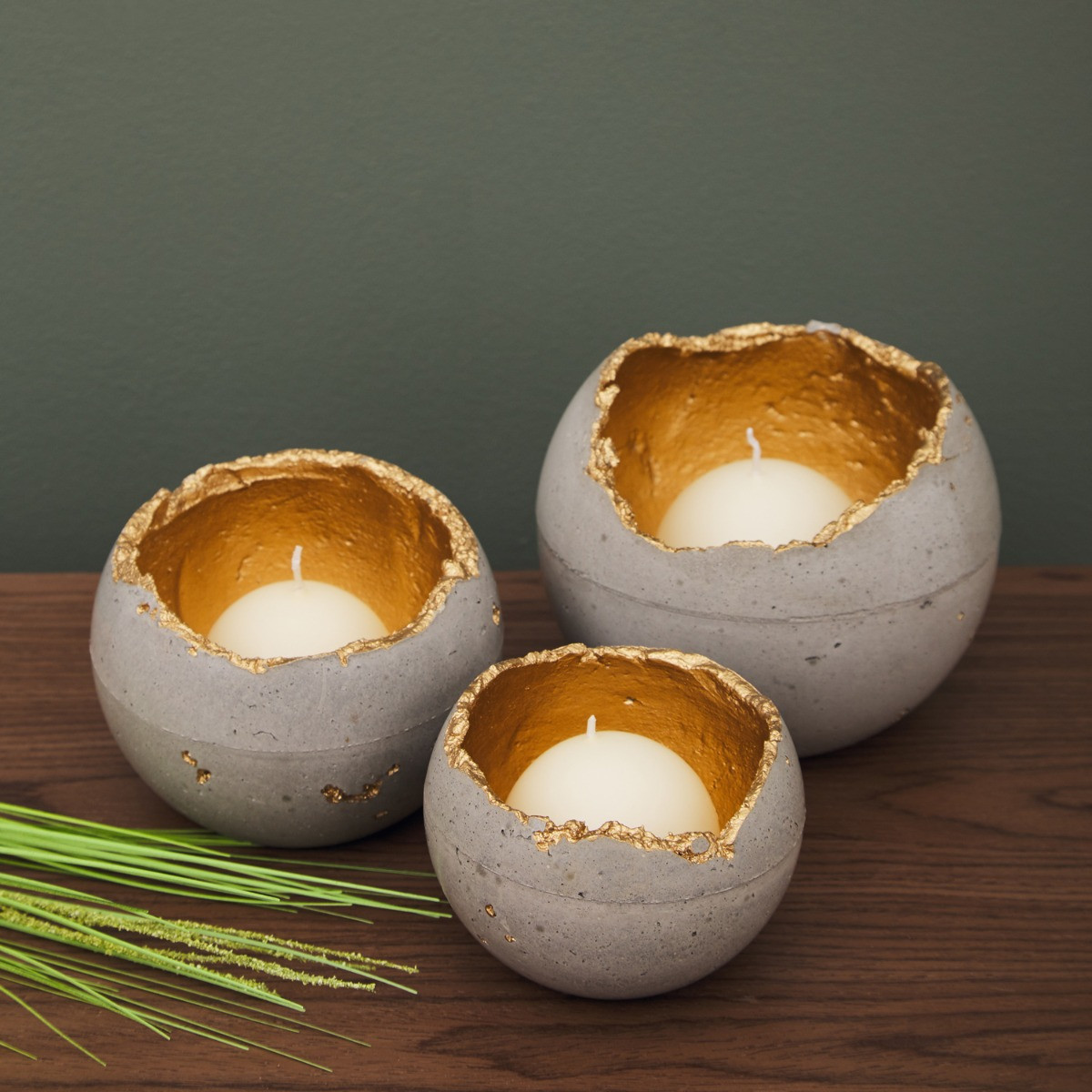 Kaiko Studio Wabi Sabi Concrete Sphere - Grey | Meadows & Byrne