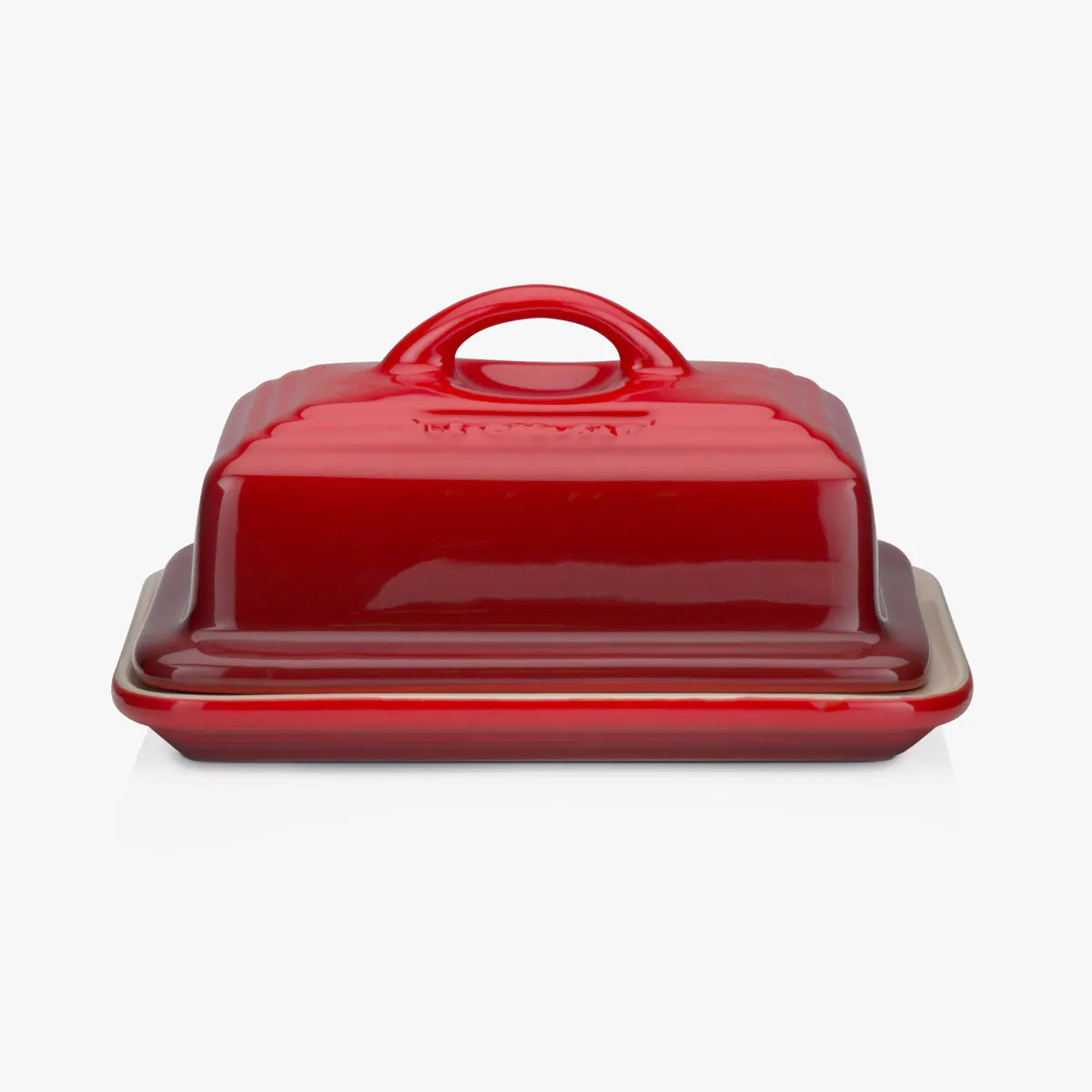 Le Creuset Stoneware Butter Dish Cerise Meadows Byrne