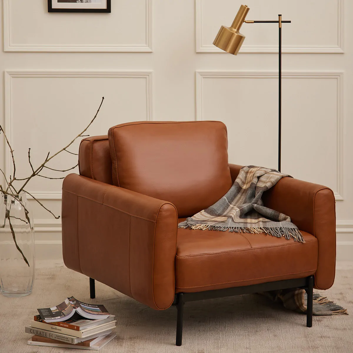 Baxter Leather Armchair │ Meadows Byrne