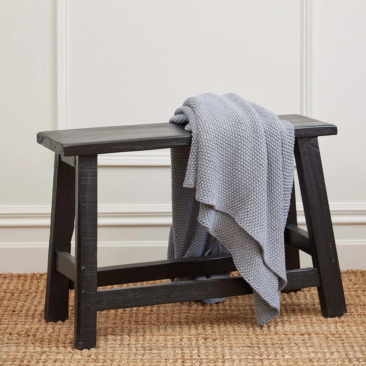 Recycled Wood Farm Bench Black Meadows Byrne