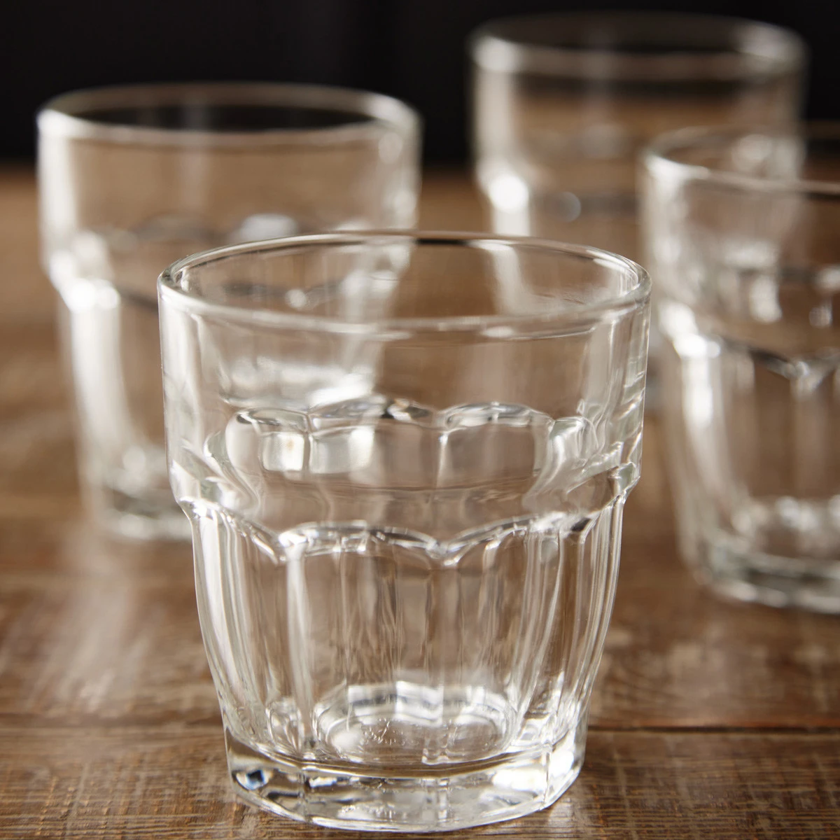 Bormioli Rocco Rocks Gläser Pfirsichfarben - 6 Stück 262ml Bar Gläser