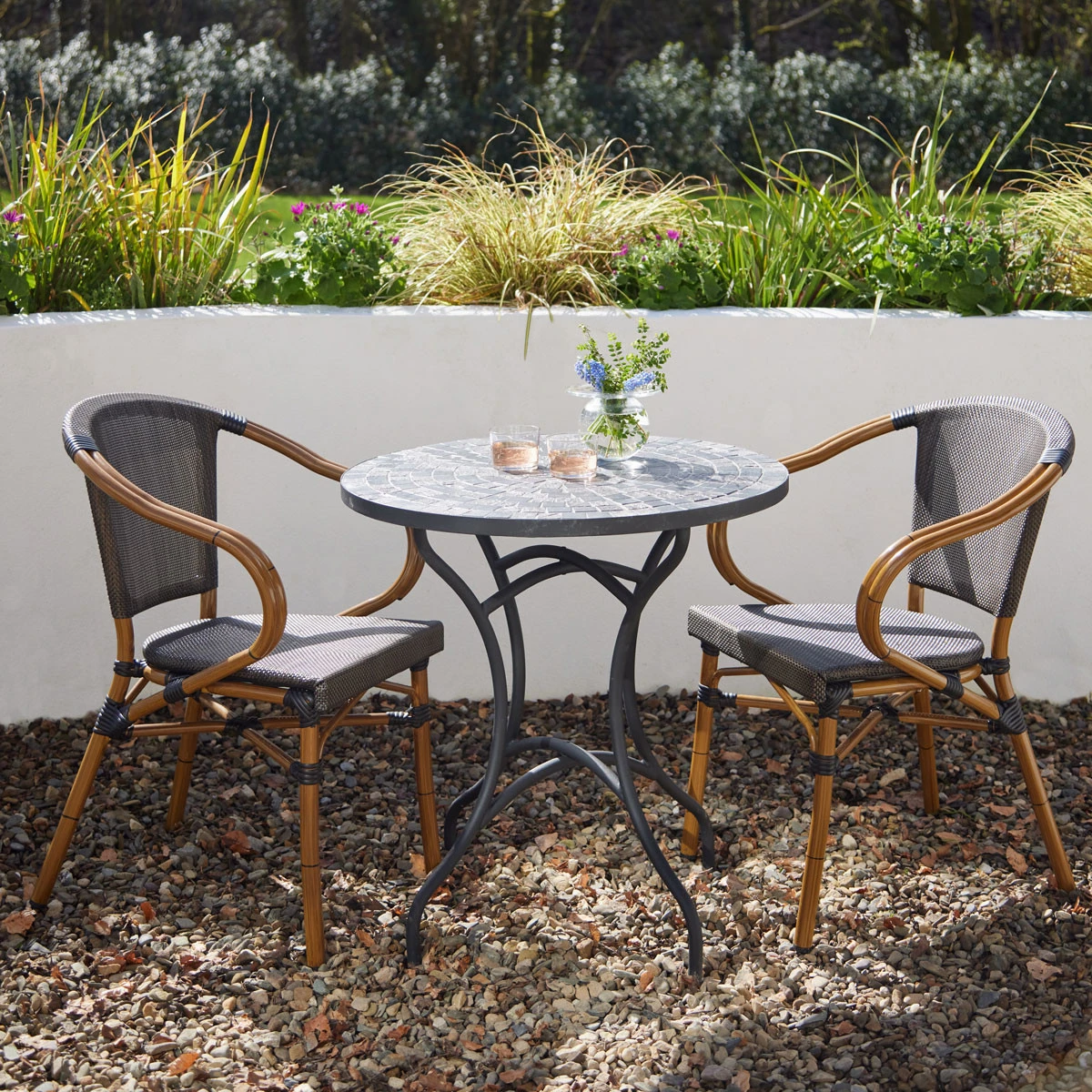 Person Mosaic Outdoor Bistro Table Meadows Byrne