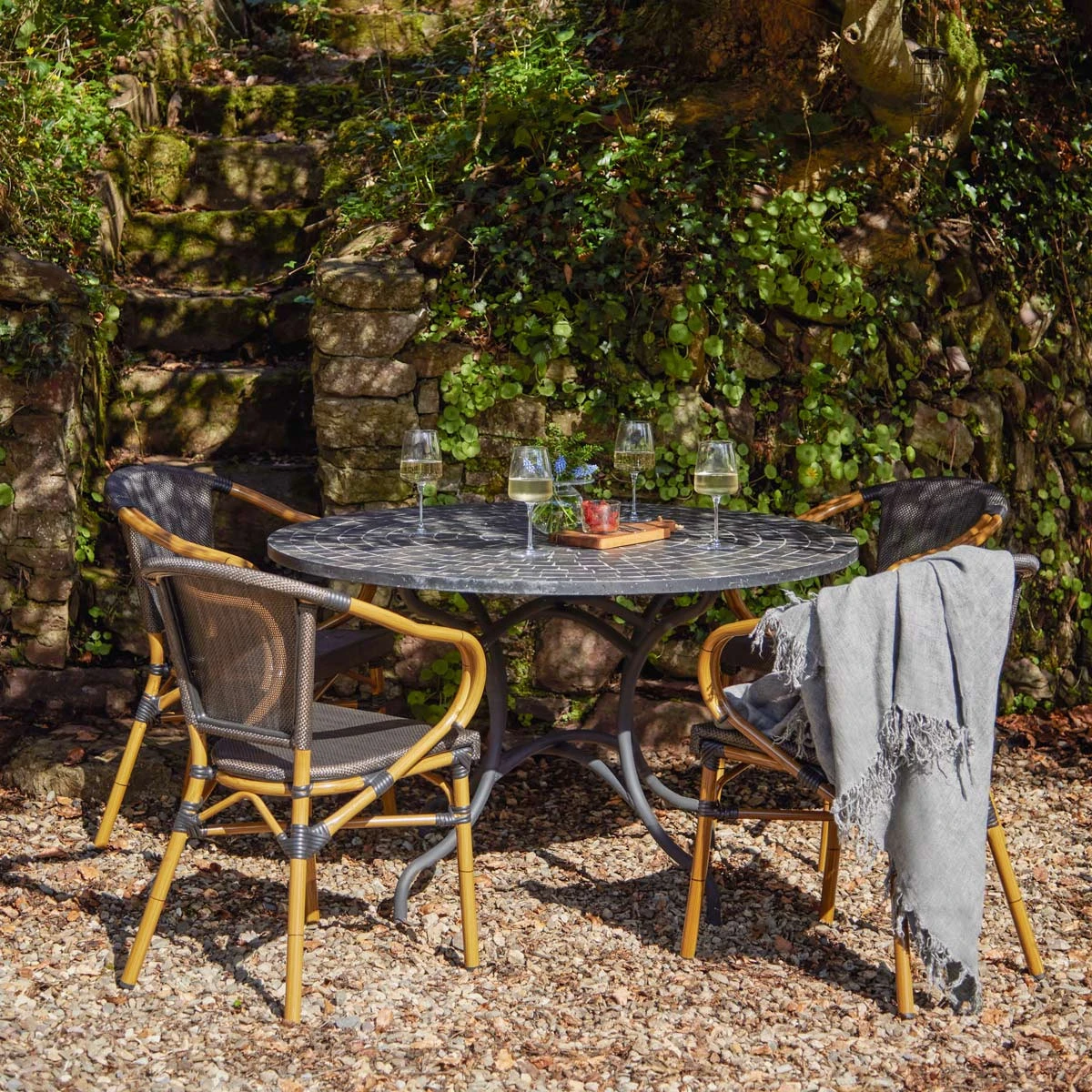 Person Largo Mosaic Outdoor Bistro Table Meadows Byrne