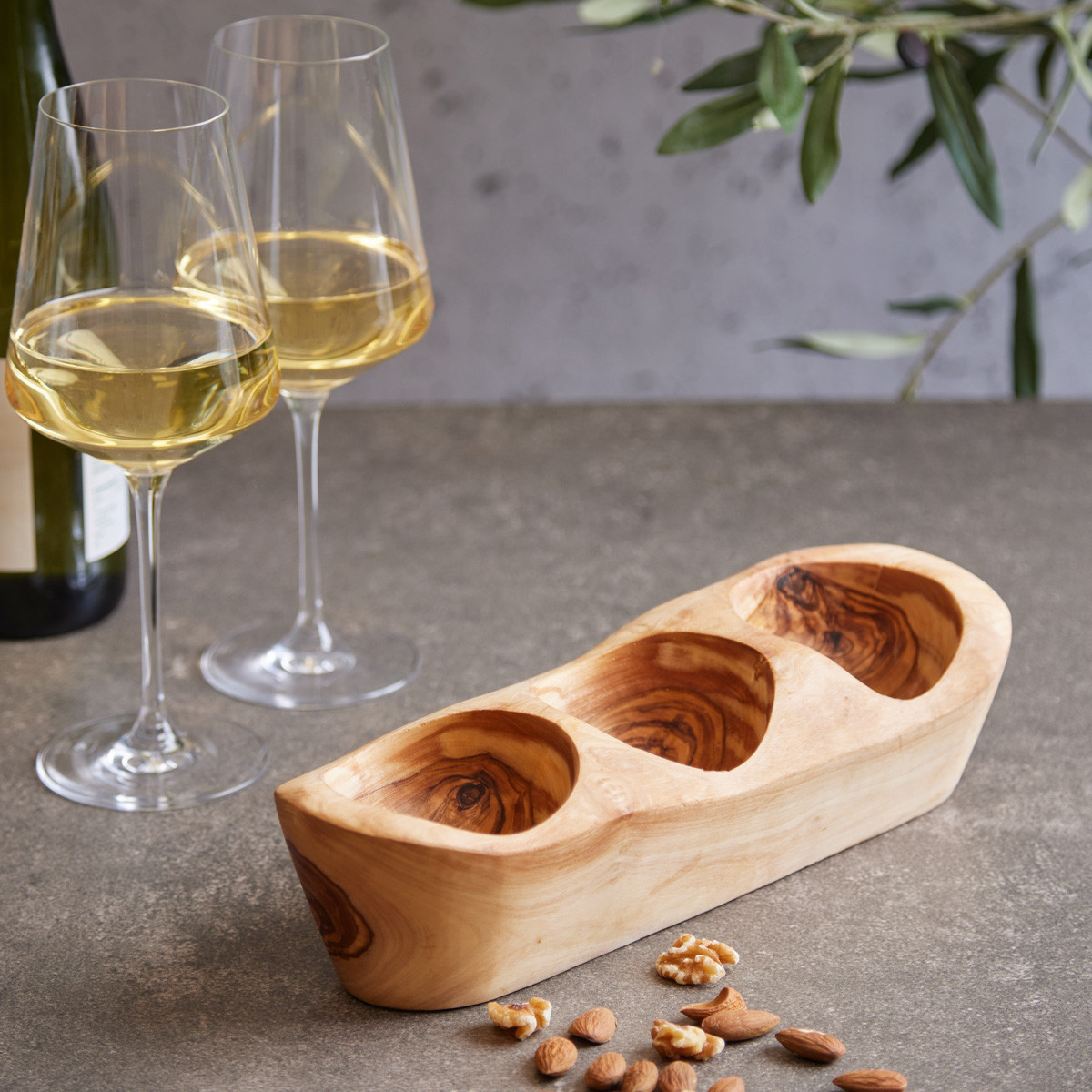 Olive Wood Nut Bowl Meadows & Byrne