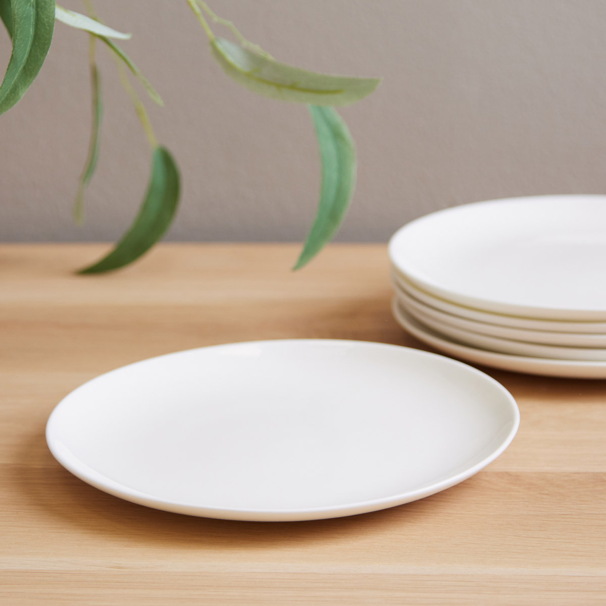 Dessert Plate White Side Plates Lumina Fine Bone China Dessert