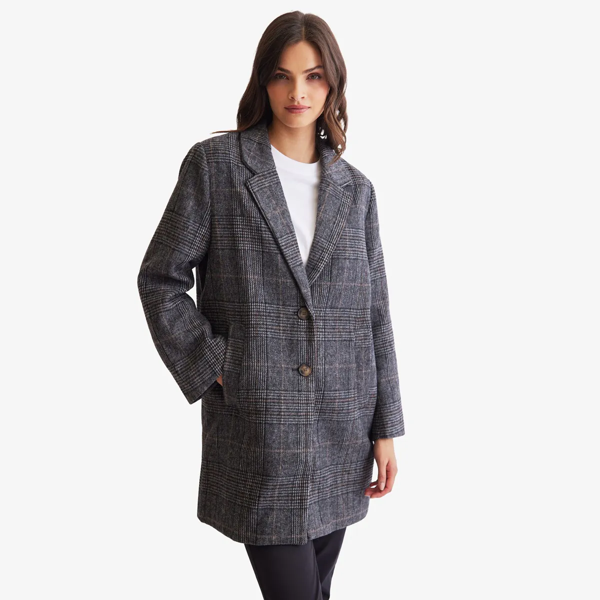Avivian Check Jacket | Meadows & Byrne