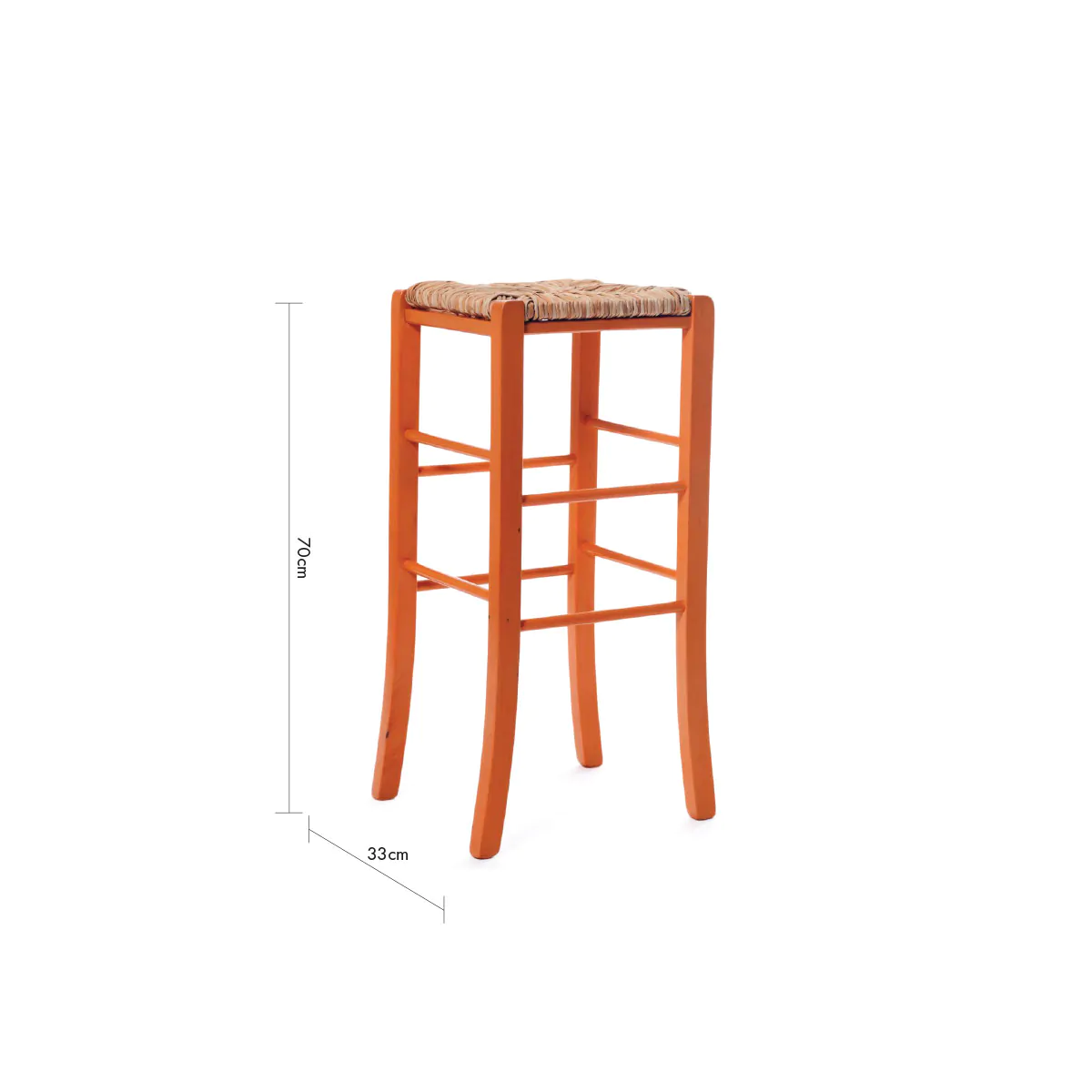 Italian Bar Stool Orange Meadows Byrne