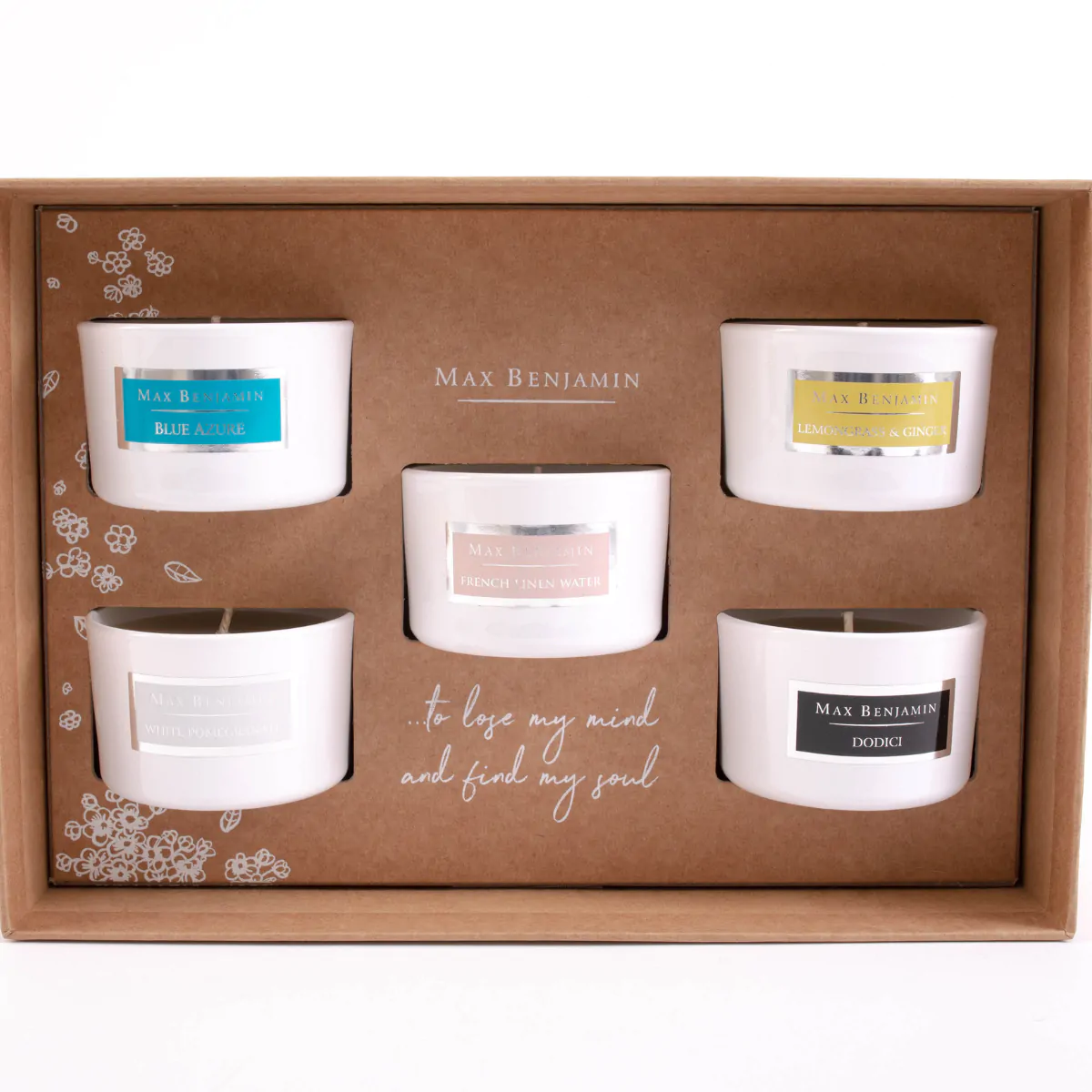 Signature Classics 5 Candle Gift Set │Max Benjamin │Meadows & Byrne
