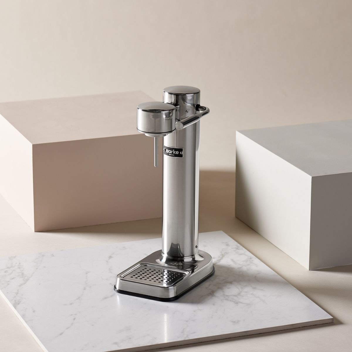 Aarke Carbonator 3 Polished Steel | Meadows & Byrne