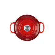 Le Creuset Round Casserole 24cm - Cerise | Meadows & Byrne