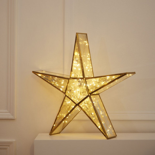 Antique Mirror Star - Large