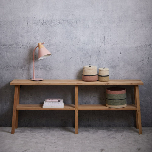 Anderson Double Natural Oak Console Table