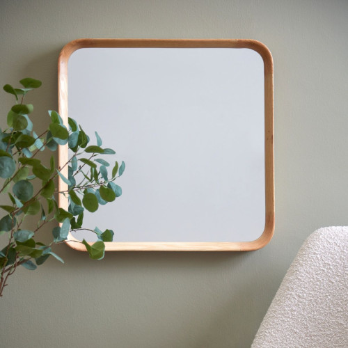 Emmy Square Oak Mirror - Medium
