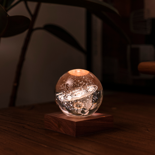 amber crystal light - solar system 
