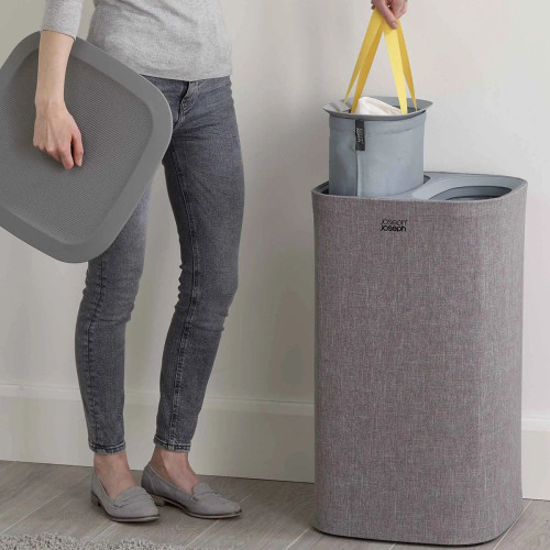 Joseph Joseph Tota Medium Laundry Separation Basket - Grey