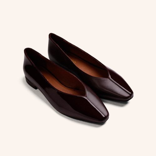 Amelia Square Toe Flats