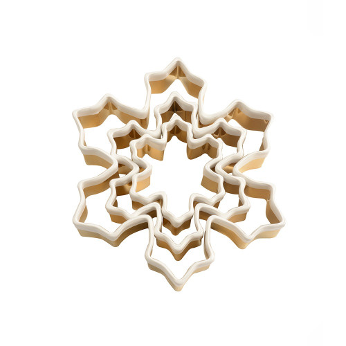 Brass Snowflake Cookie Cutters
