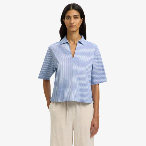 Stripe V-Neck Shirt