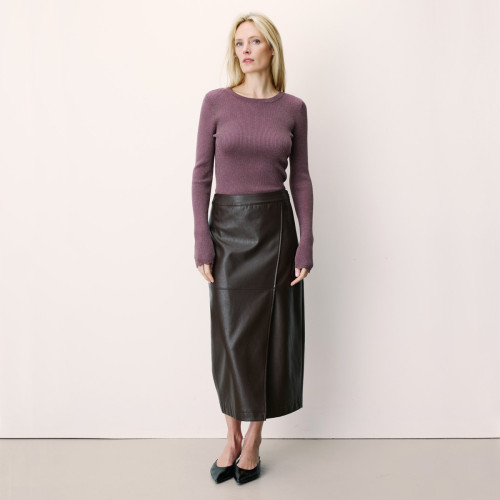 Eloise Faux Leather Skirt
